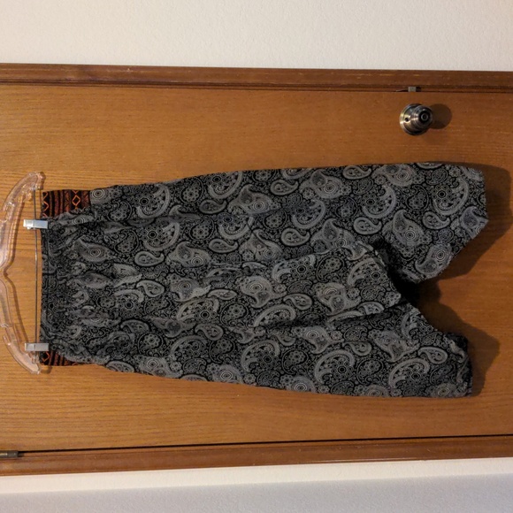 Cotton Paisley Harem Pants - Picture 2 of 3